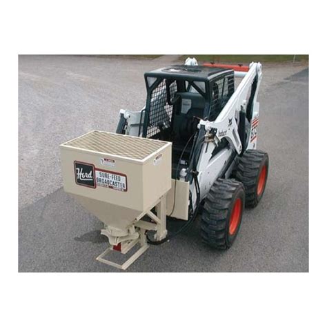 skid steer broadcast seed spreader|broadcast spreader near me.